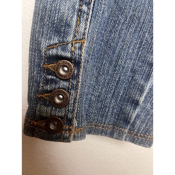 Vintage DKNY Blue Denim Jacket Button Front Casual Women’s Sz Medium - Picture 6 of 8